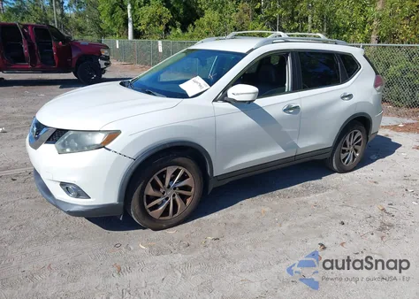 2014 Nissan Rogue Sl z USA, uszkodzony, nr VIN 5N1AT2MT2EC801980